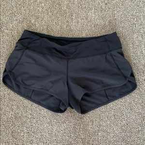 Lululemon speed shorts